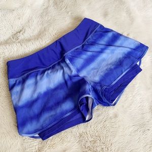Blue athletic shorts